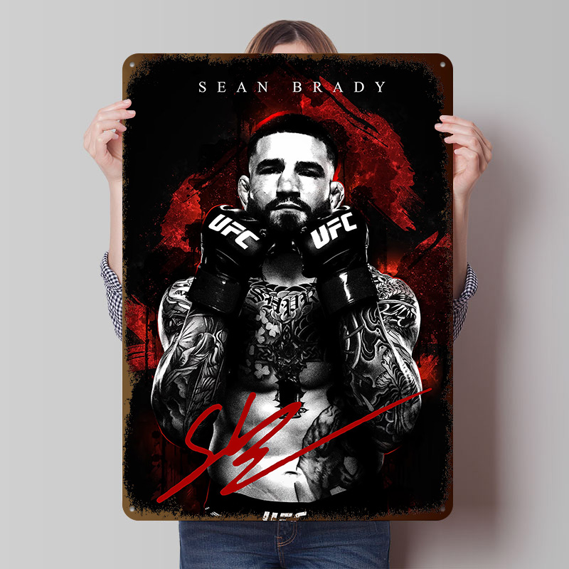 Sean Brady Fighter Portrait Ti - Retro Poster Gaming ulasan dan harga