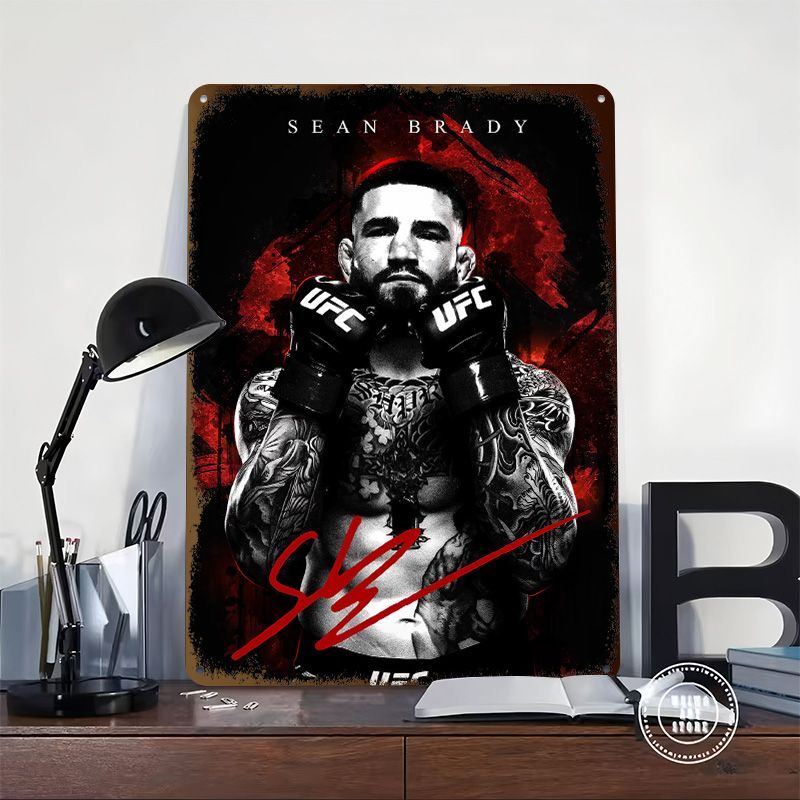 Sean Brady Fighter Portrait Ti - Retro Poster Gaming ulasan dan harga