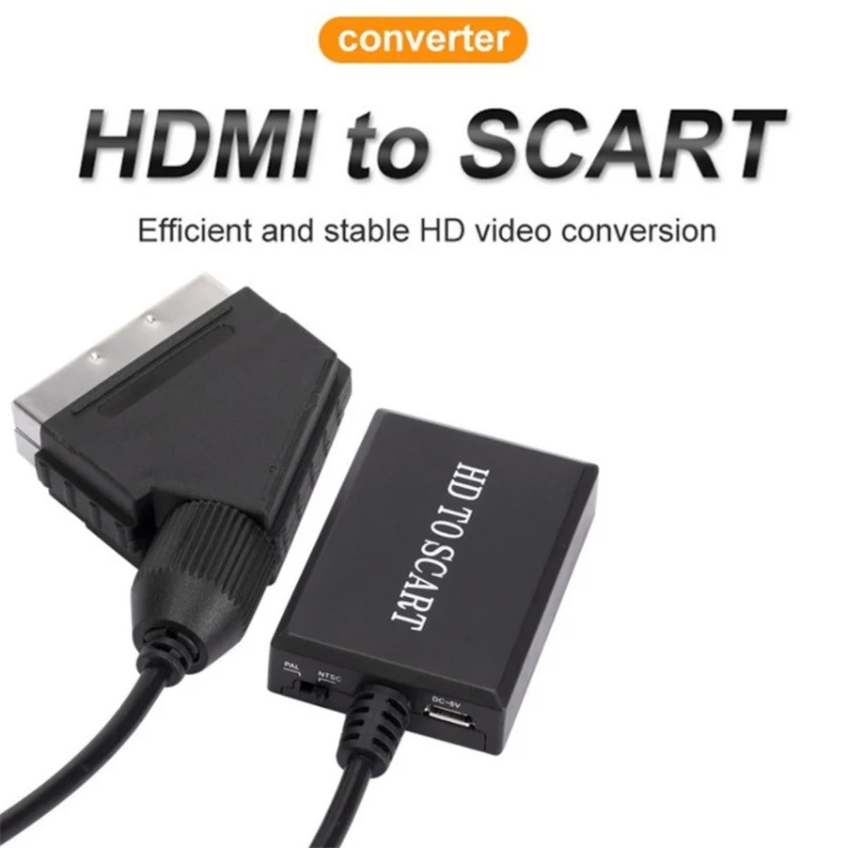 LccKaa 1080P HDMI To SCART Ada - Scart To Hdmi ulasan dan harga