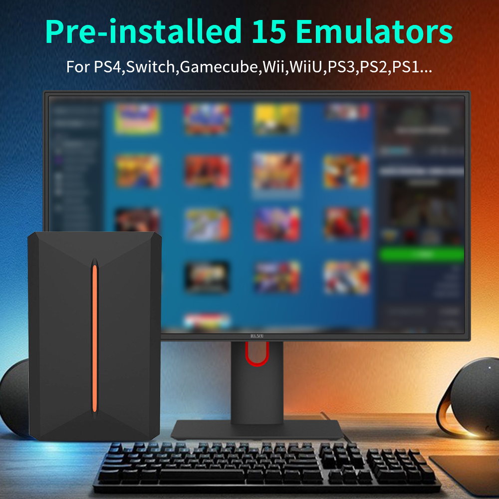 Launchbox OS 500GB Portable Ga - Retro Gaming Pro ulasan dan harga