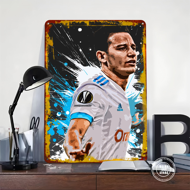 Florian Thauvin Painting Metal - Retro Poster Gaming ulasan dan harga