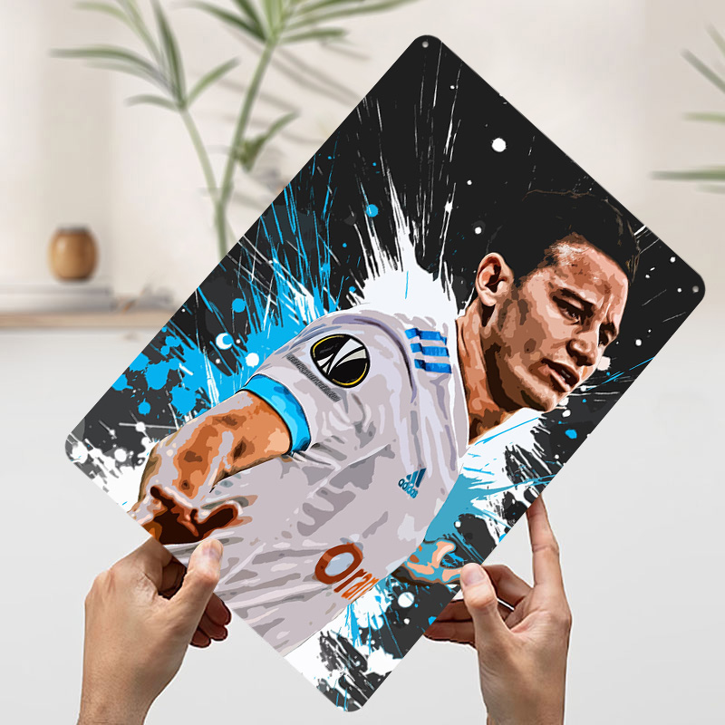 Florian Thauvin Painting Metal - Retro Poster Gaming ulasan dan harga