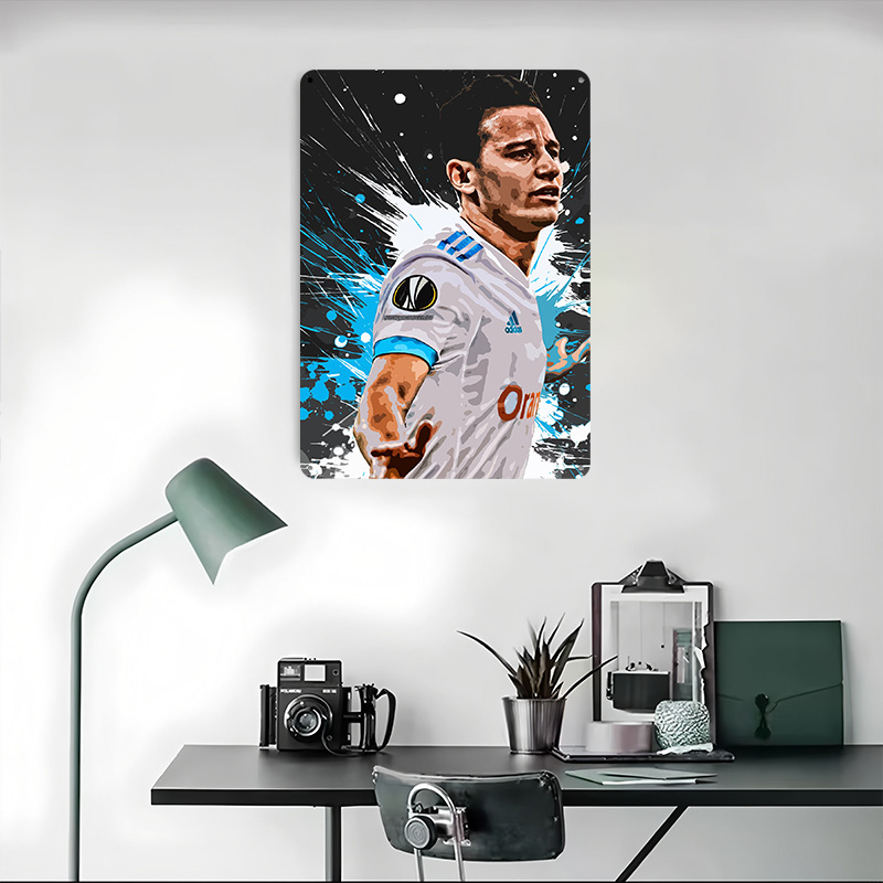Florian Thauvin Painting Metal - Retro Poster Gaming ulasan dan harga