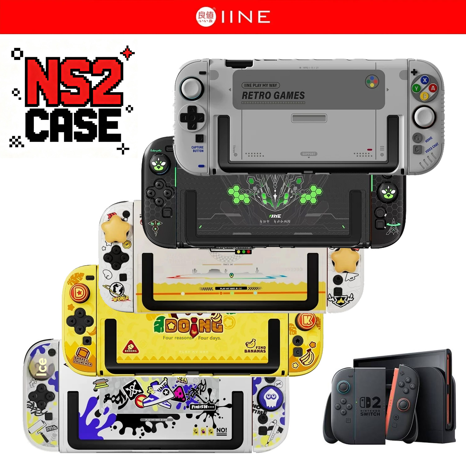 IINE Retro Case Switch 2 Prote - Retro Gaming Pro ulasan dan harga