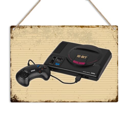 Mega Drive Retro Gaming Consol - Retro Poster Gaming ulasan dan harga