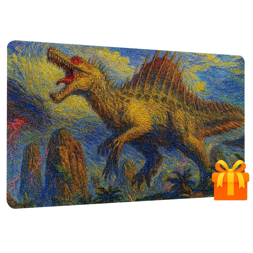 Retro Spinosaurus Playmat  Non - Mouse Gaming Retro ulasan dan harga