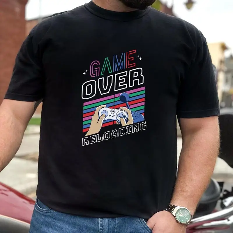 17 Retro Game Over T Shirt Cla - Retro Gaming Gamestop ulasan dan harga