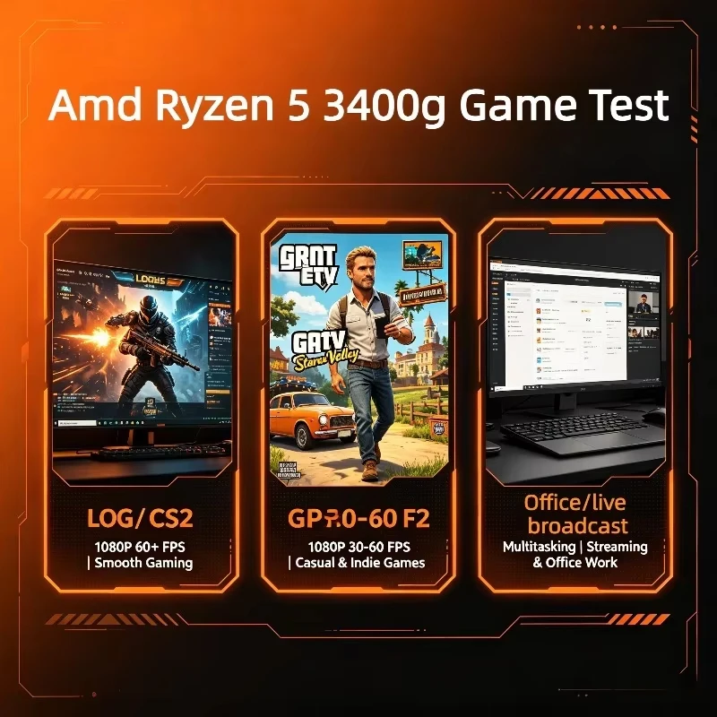 AMD Ryzen 5 3400G AM4 Desktop  - Amd Cpu Ryzen 5 ulasan dan harga
