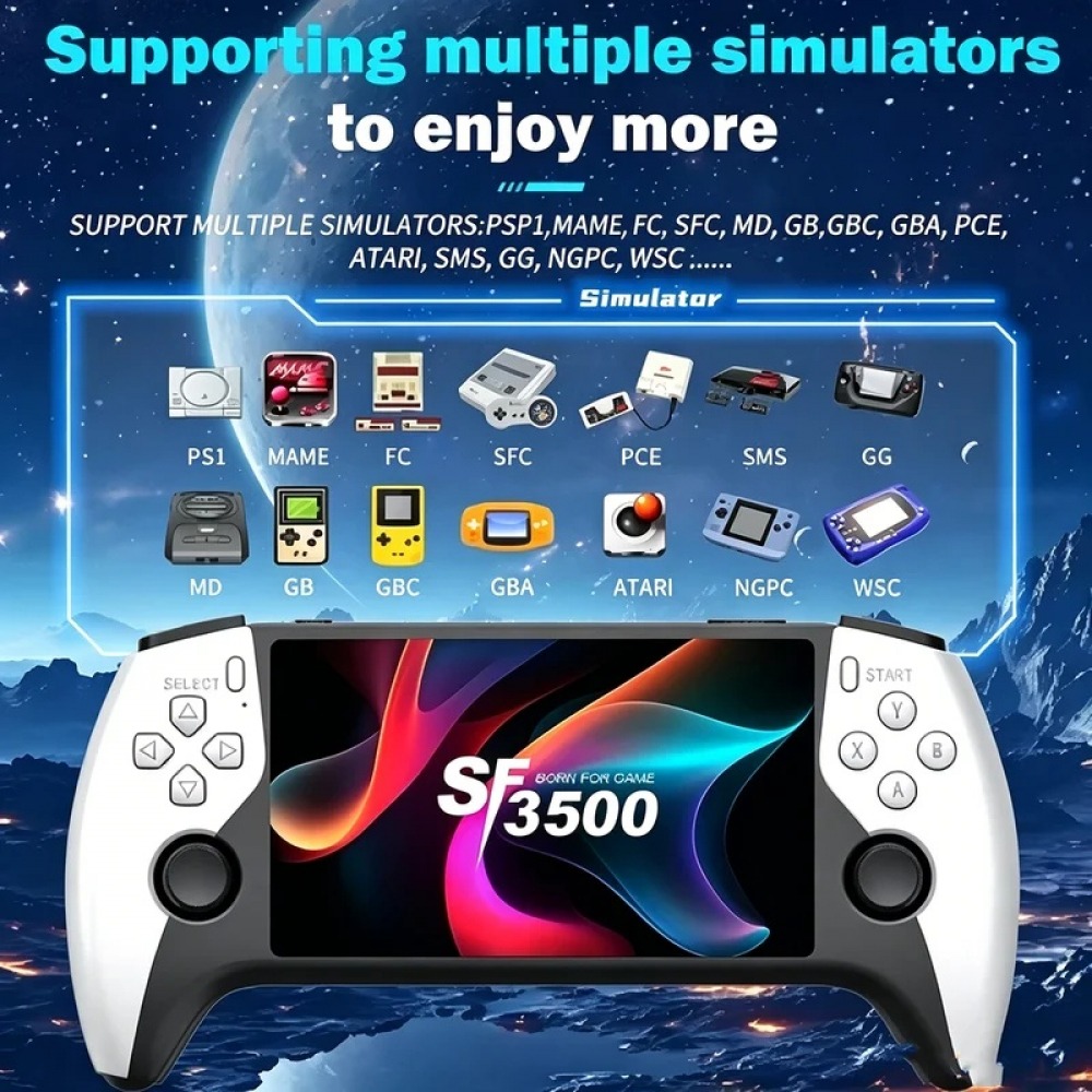 SF3500 5 inch Handheld Game Co - Retro Gaming Pro ulasan dan harga